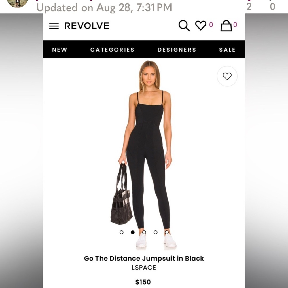 NWT REVOLVE L*Space Go the Distance Jumpsuit Onesie